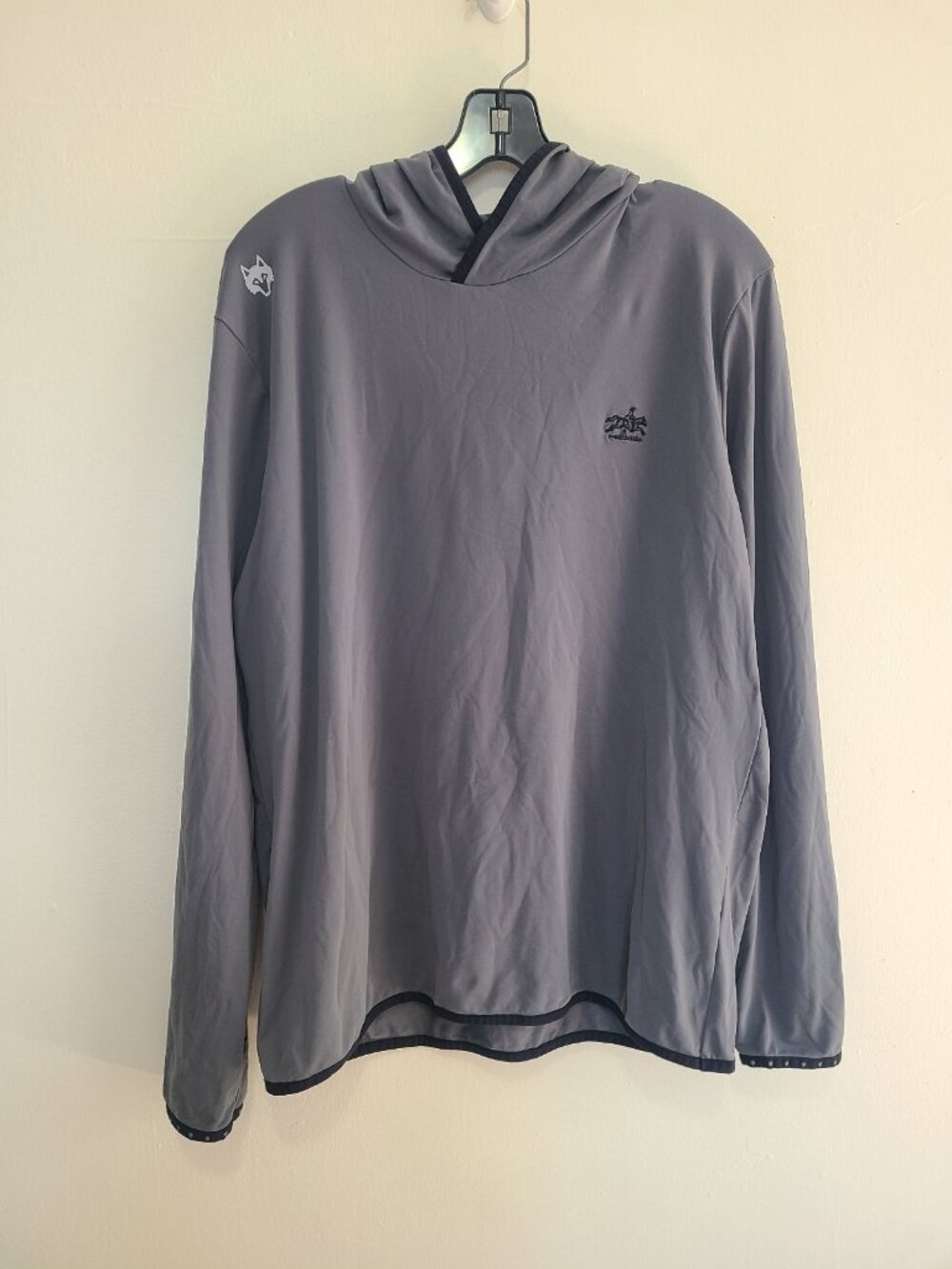 Greyson Guide Sport Hoodie Heather Gray Lightweight Pullover Men's size XL